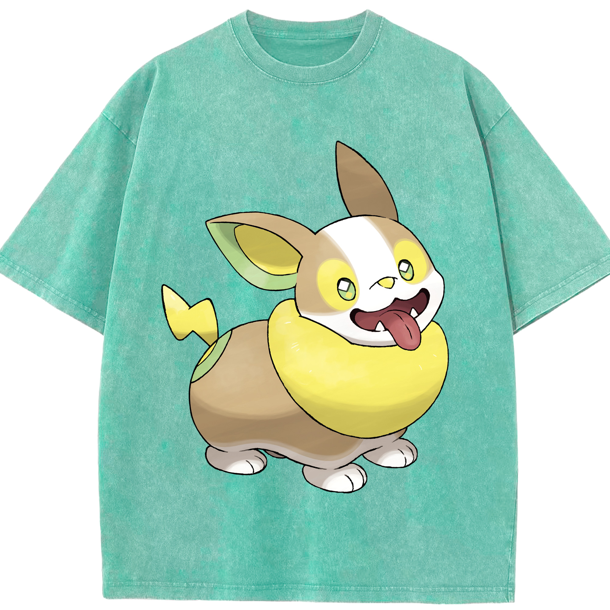 （画像用） ポケットモンスター Pokémon 綿100% ヴィンテージ風 半袖Tシャツ（フロントプリント）